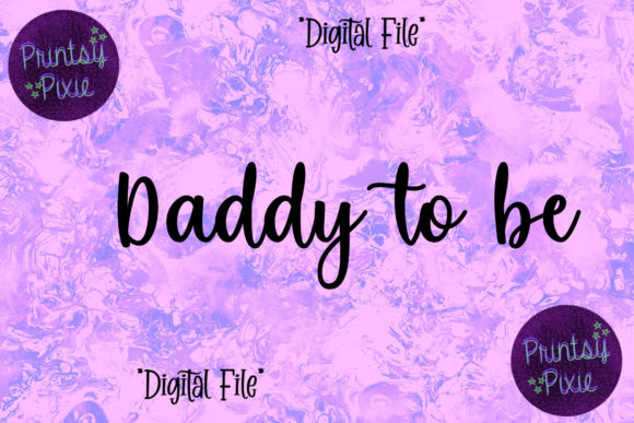 Announcing Daddy to Be: A Creative and Versatile Pregnancy Announcement
