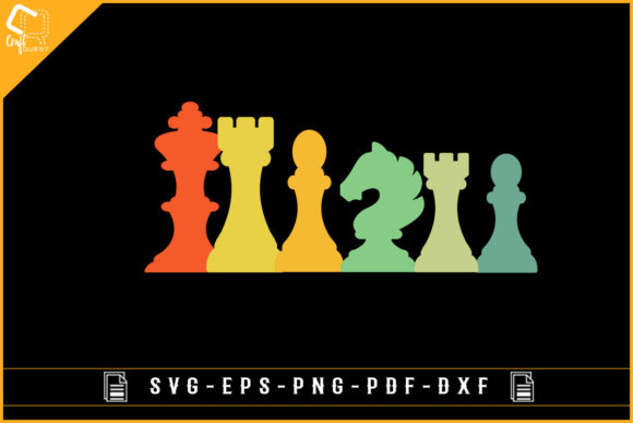 Discover the Versatility of Vector Retro Chess Gambit Sublimation Designs