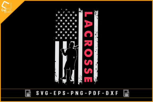 Embracing Creativity with Lacrosse Player Silhouette USA Flag SVG: A Perfect Blend of Sport and Patriotism