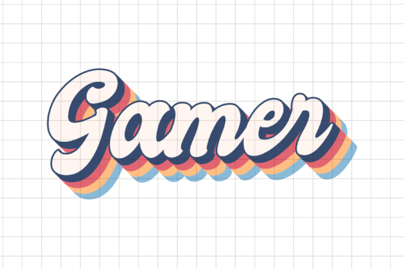 Gamer Retro Vintage 70s 80s Sublimation: A Nostalgic Design for Modern Creations