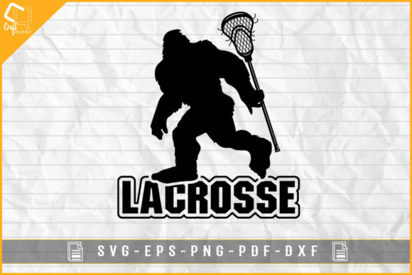 Get Creative with Funny Bigfoot Playing Lacrosse Game SVG