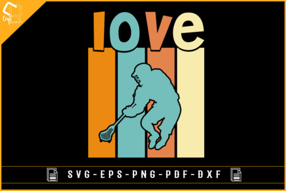 Love Vintage Retro Lacrosse Game Design: A Perfect Blend of Nostalgia and Creativity